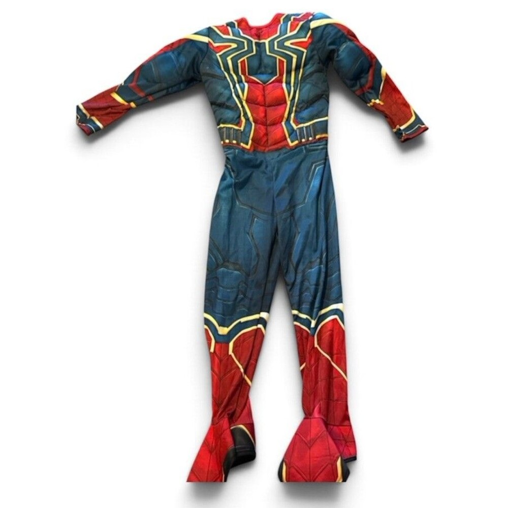 Avengers Costume AV4- Iron Spider Boys Costume with Muscles - Size Medium